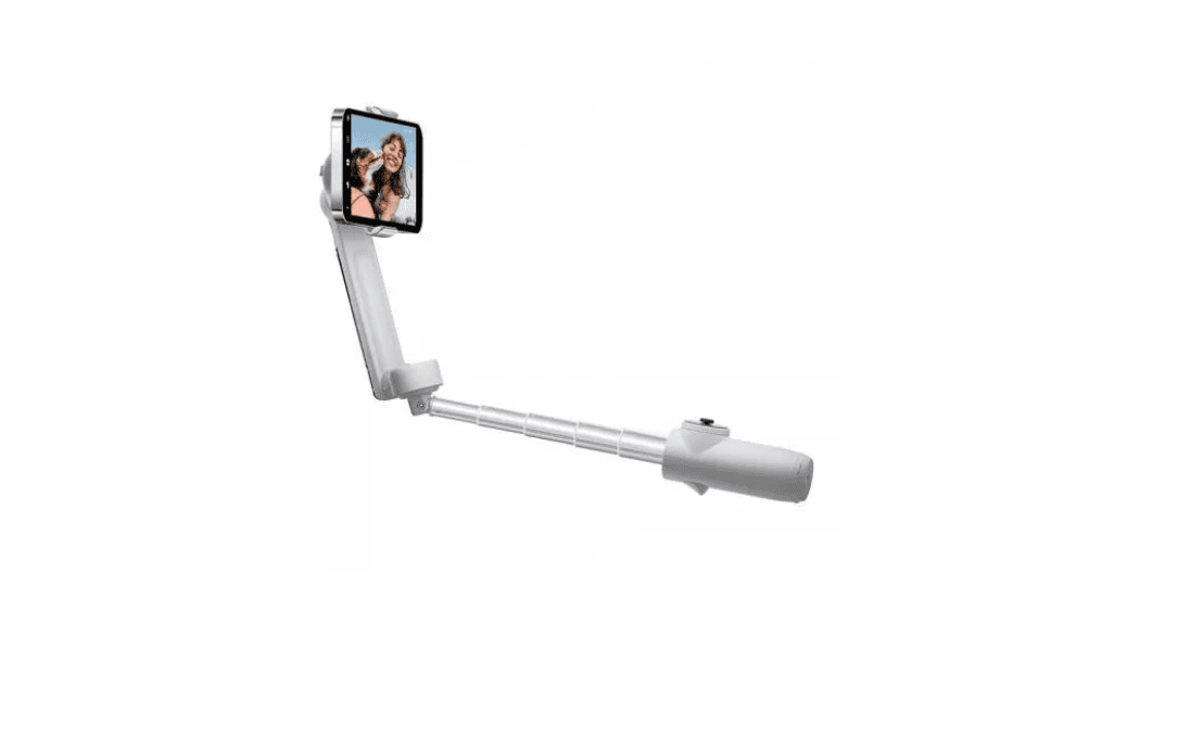 Insta360 Flow Stabilizer (Flow4), lungime selfie stick incorporat 215mm, dimensiune trepied incorporat 80mm, gri — miniatură