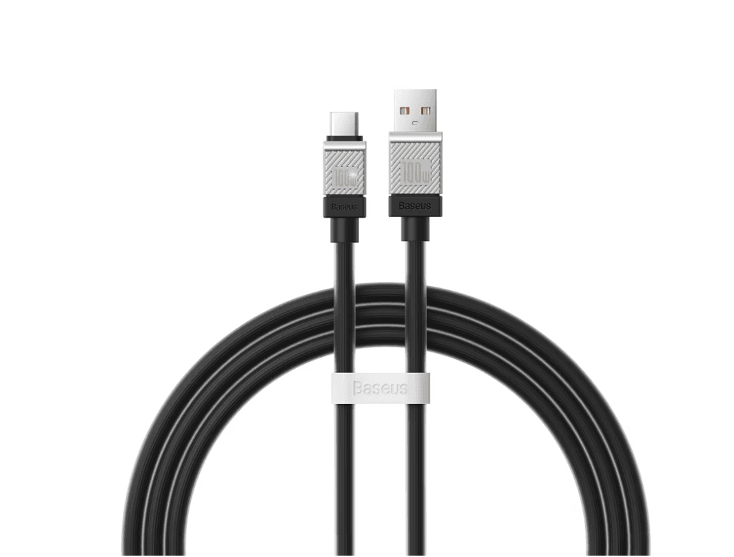 Cablu Baseus CoolPlay Fast Charge USB-C 100W 2m Negru