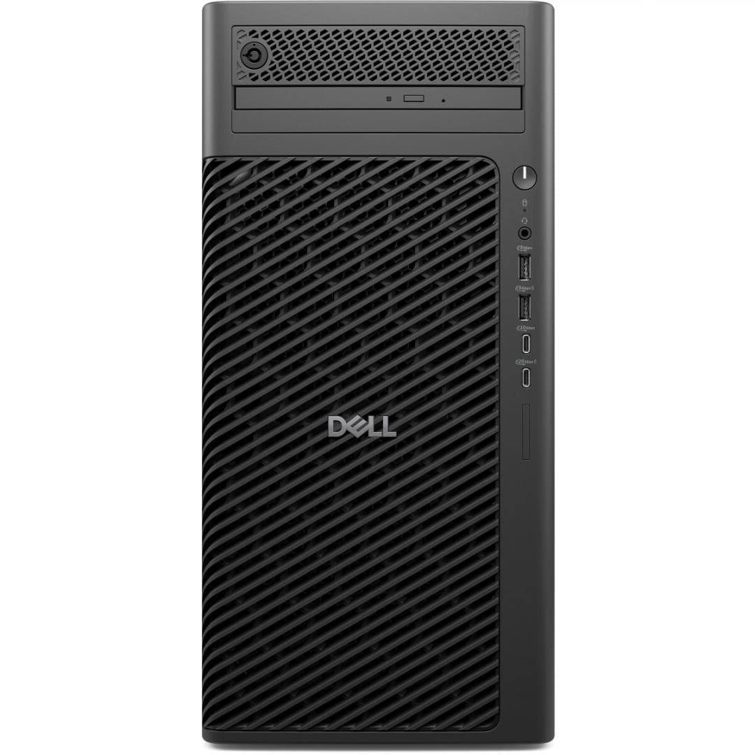 Desktop Workstation Dell Pro Max T2 cu procesor Intel Core Ultra 7 265 pana la 5.3 GHz, 16 GB DDR5, 256GB SSD, RTX A1000, Windows 11 Pro, Black — miniatură