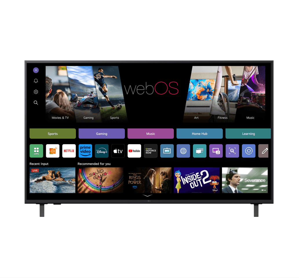 Televizor LG LED 55UA74003LB, 139 cm, Smart, 4K, Clasa G — miniatură