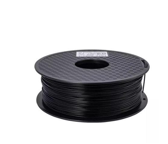CREALITY ENDER PLA 3D Printer Filament, Black, 1KG, Printing temperature: 200, Filament diameter: 1.75mm, Tensile strength: 60MPa, Size of filament wheel: Diameter 200mm, height 70mm, hole diameter 56mm. — miniatură