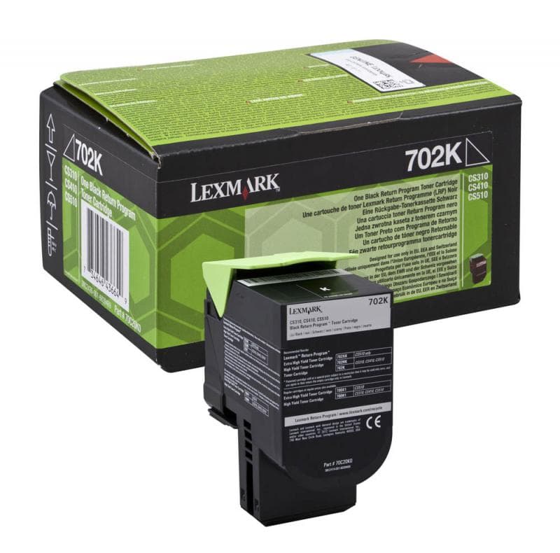 Toner LEXMARK 702K R, Black