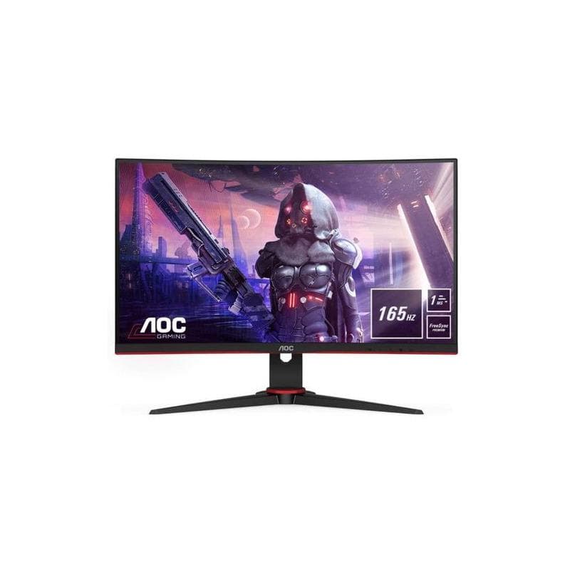 Monitor Gaming AOC C24G2AE/BK, 23.6", 1920 x 1080 pixeli, Black, Red