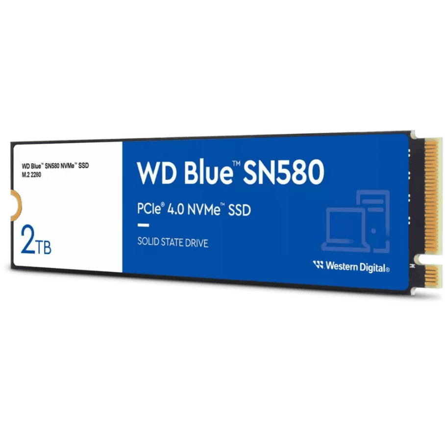 SSD intern WD Blue SN580, 2 TB, PCI Express 4.0 x4, NVMe, M.2 — miniatură