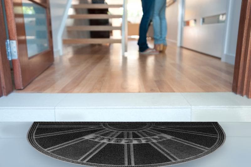 COVORAS INTRARE ANTIDERAPANT CAUCIUC 40X60CM, MODEL SEMICERC,VANORA HOME — miniatură