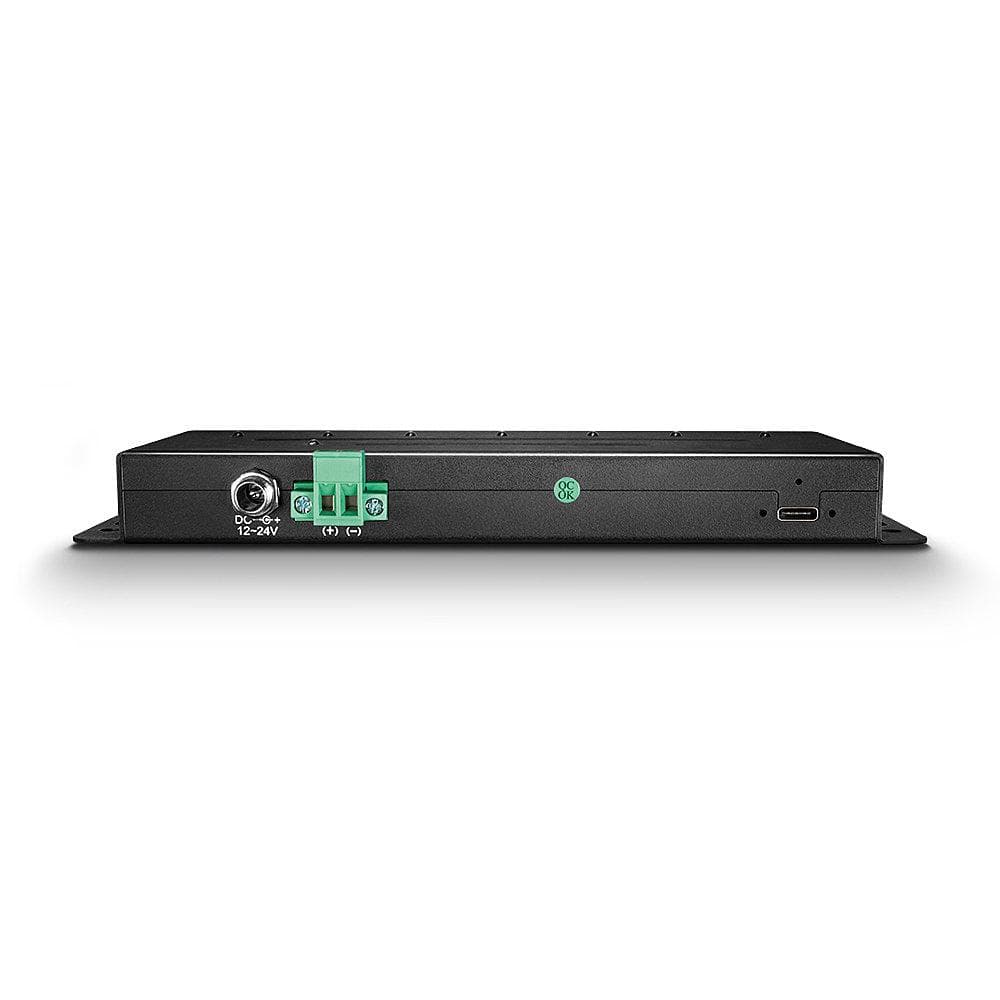 Hub USB LINDY 7 Port USB 3.2 Gen 2 Metal Hub, USB-A, 7 porturi, Negru — miniatură