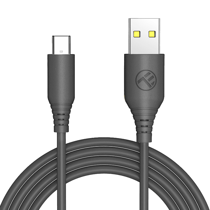 Cablu silicon Tellur USB to Type-C, 3A, 1m, negru