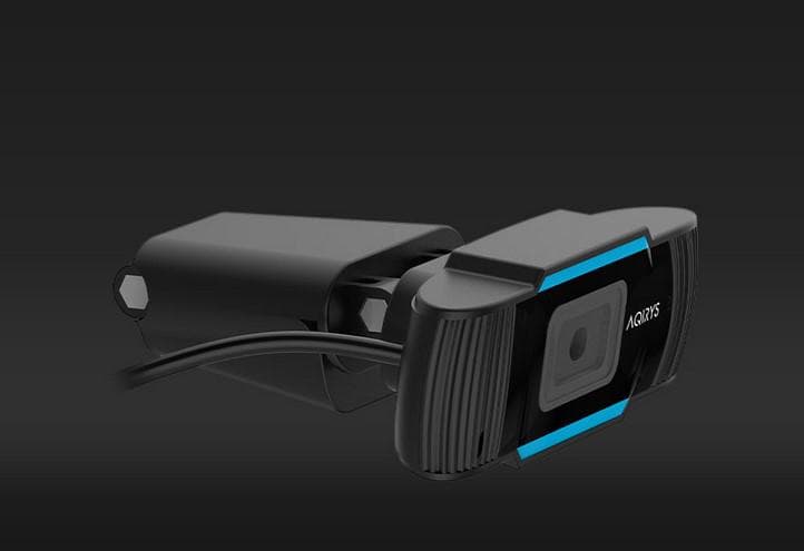 Camera Web AQIRYS Phase, 2.1 MP, rezolutie video Full HD, USB 2.0, Negru — miniatură