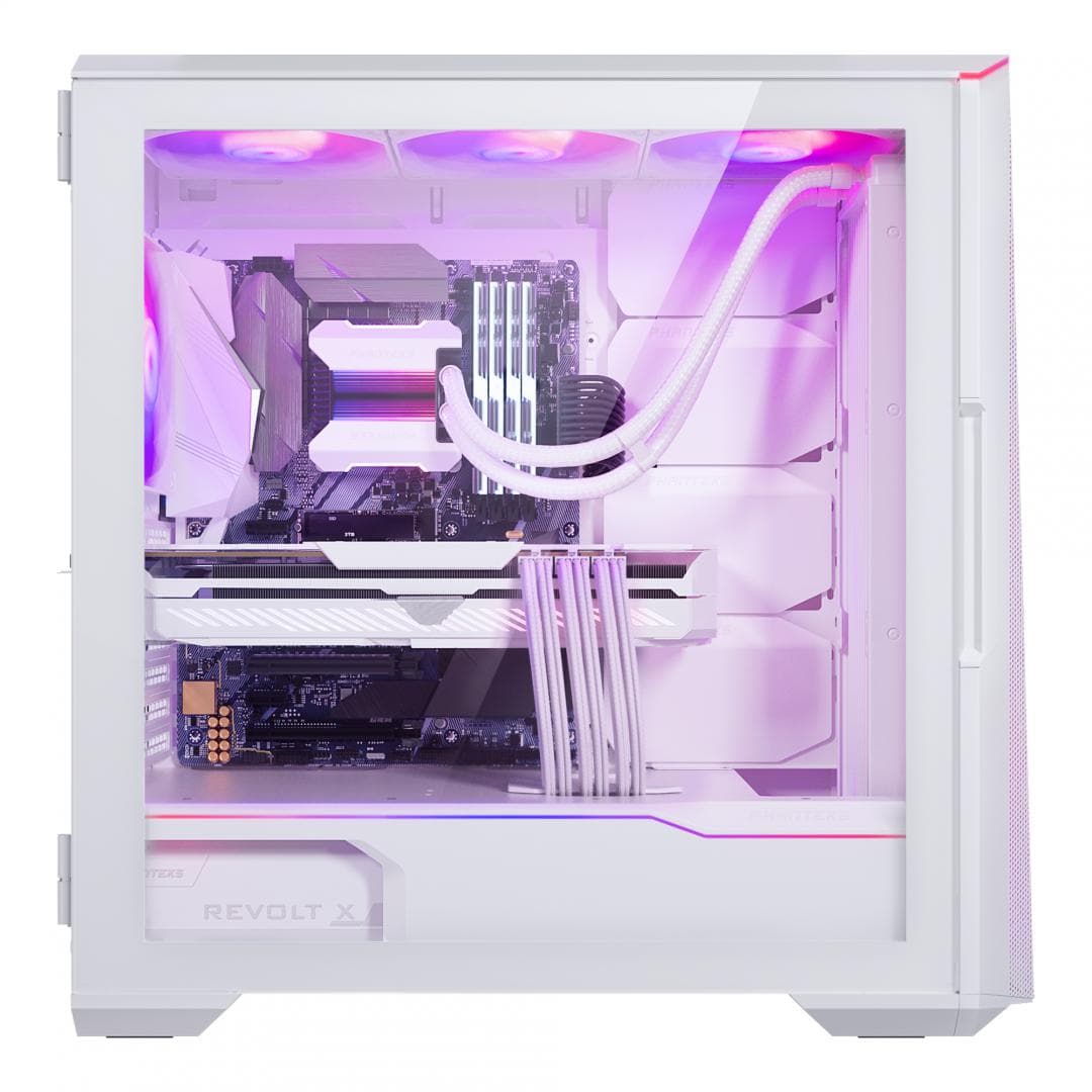 Carcasa PHANTEKS ECLIPSE G500A DRGB, RGB, Mid Tower, White — miniatură