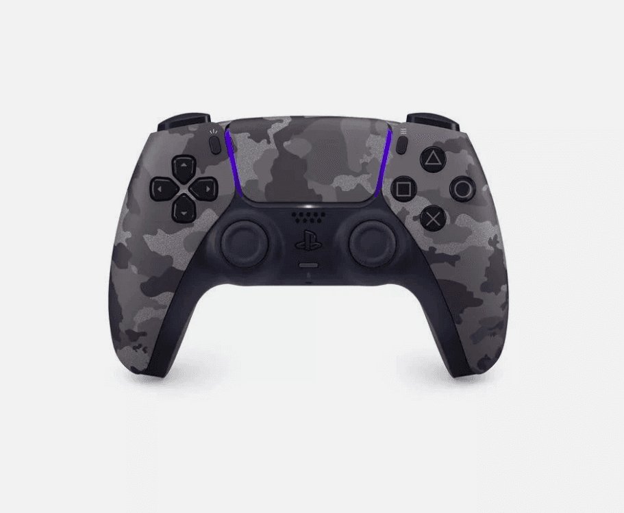 Sony PS5 Dualsense Controller Gray Camouflage