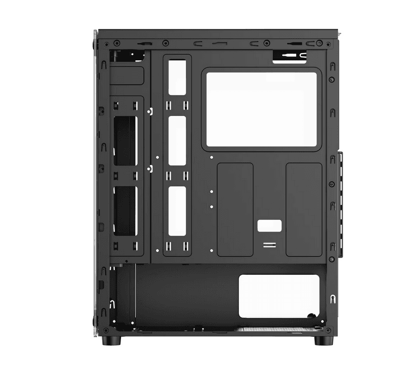 Carcasa PRO GAMING ELEMENT, RGB, Mid Tower, Black — miniatură