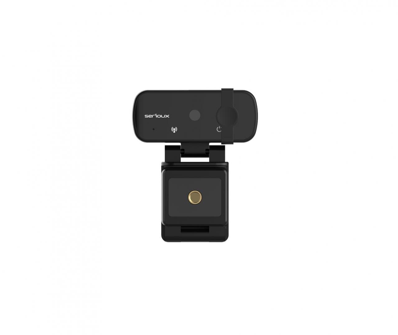 Camera web Serioux Full HD 1080p, chipset Sunplus2381+F23, microfon incorporat, rata cadre 30fps, rezoluție maximă video 1920*1080, format video MJPG / YUY2, senzor CMOS HD 2.0 Mega pixeli pentru imagine, tipul focalizării autofocus, control automat saturație, contrast, acutanță, echilibru de alb — miniatură