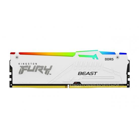 Memorie RAM Kingston FURY Beast RGB, 16GB DDR5, 6400MHz, CL32