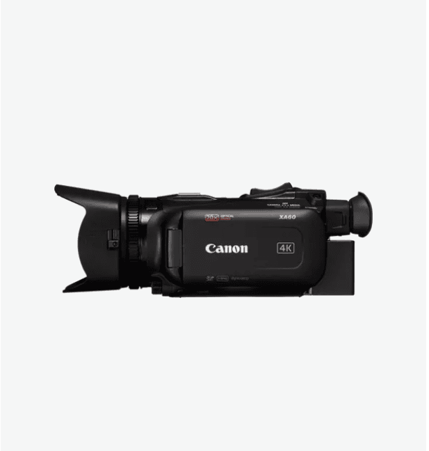 Canon camera video 4K XA60, senzor: 1/2.3-type CMOS, 21.14 Mp, Iluminare: 0.3 lx - 100,000 lx, Procesor: DIGIC DV 6, Obiectiv zoom 20x optic, focus 1-60cm, f/1.8 - 2.8, 8 Lamele, diametru filtru: 58mm, stabilizare, 2 x porturi card: SD/SDHC/SDXC, timp inregistrare: 150Mbp: 55 min / 35Mbps: 240 min — miniatură