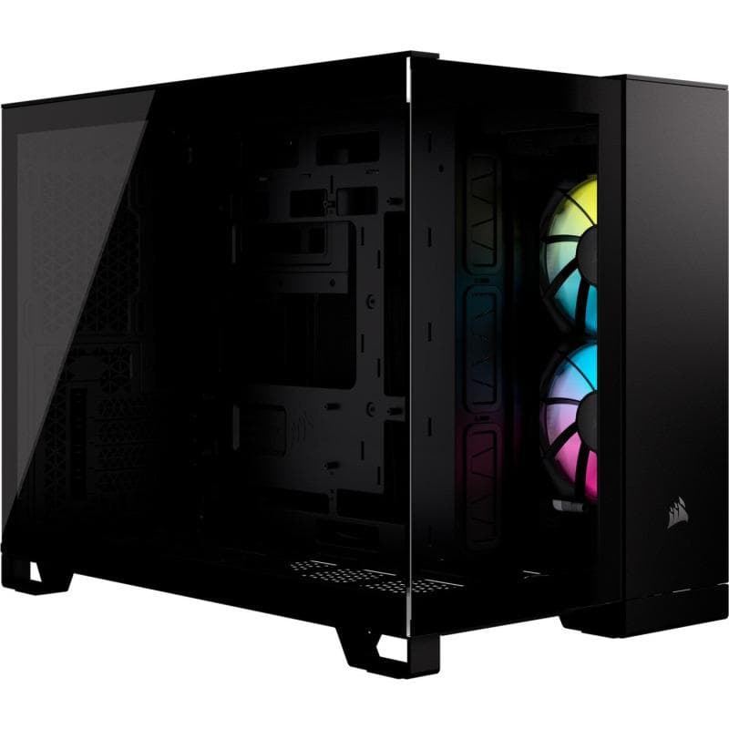 Carcasa CORSAIR 2500X RGB, Mini Tower, Black