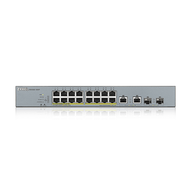 ZYXEL GS1350-18HP 16-PORT GBE POE SWITCH — miniatură