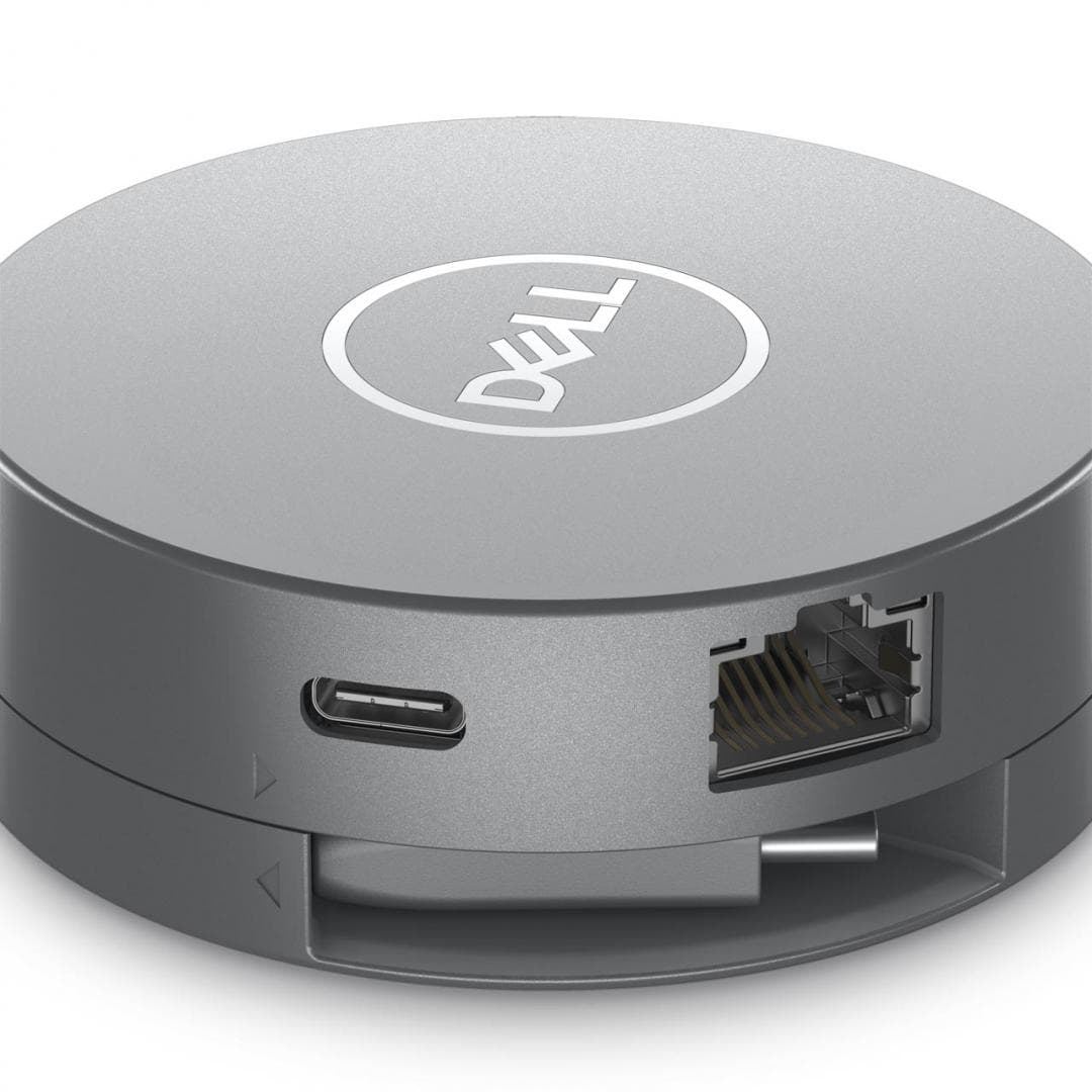 Docking station DELL DA305, USB Type-C, 90W, Gri — miniatură
