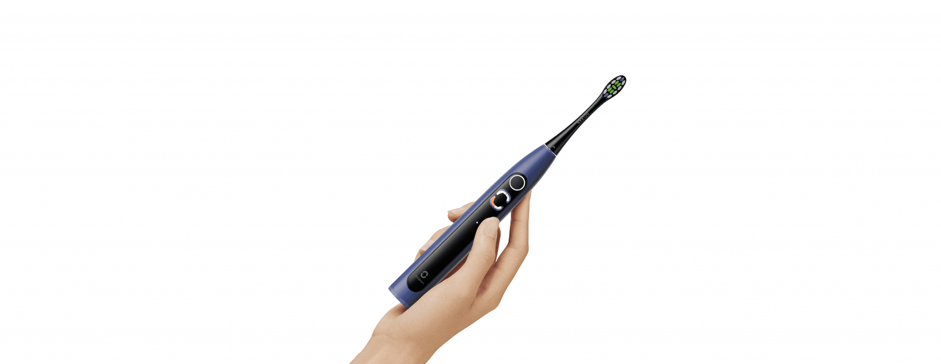 Periuta de dinti smart sonica Oclean X Lite, Functii: Motor Maglev 72,000 miscari/min, 5 moduri, 65 dB, Capacitate baterie: 1100 mAh, durata utilizare: pana la 40 zile, IPX7 waterproof, perie Professional Clean, culoare: albastru — miniatură