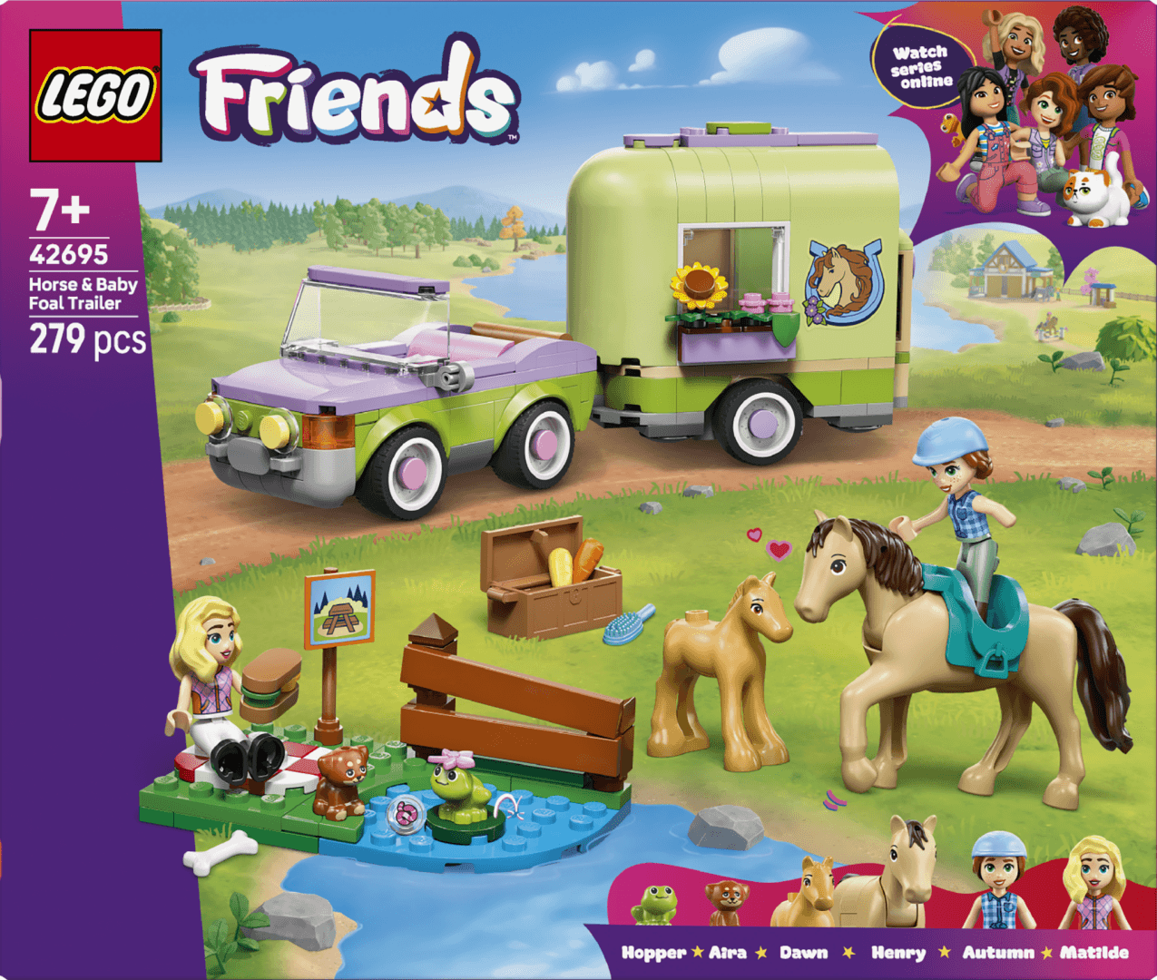 REMORCA PENTRU CAL SI MANZ LEGO42695 — miniatură