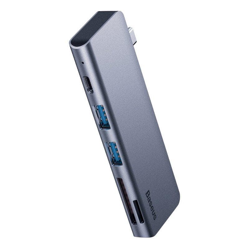 Docking station BASEUS CAHUB-K0G, USB Type-C, 60W, Gri