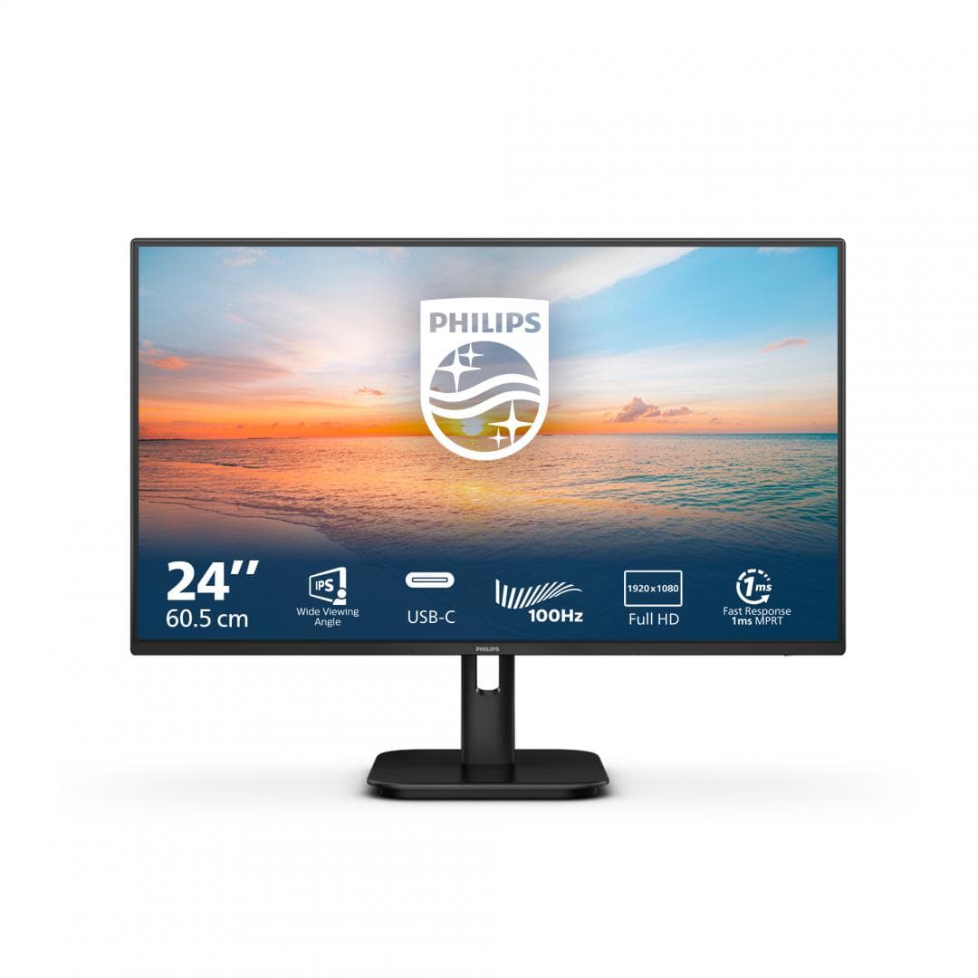 Monitor Consumer Philips 24E1N1300A/00, 23.8", 1920 x 1080 pixeli, Black