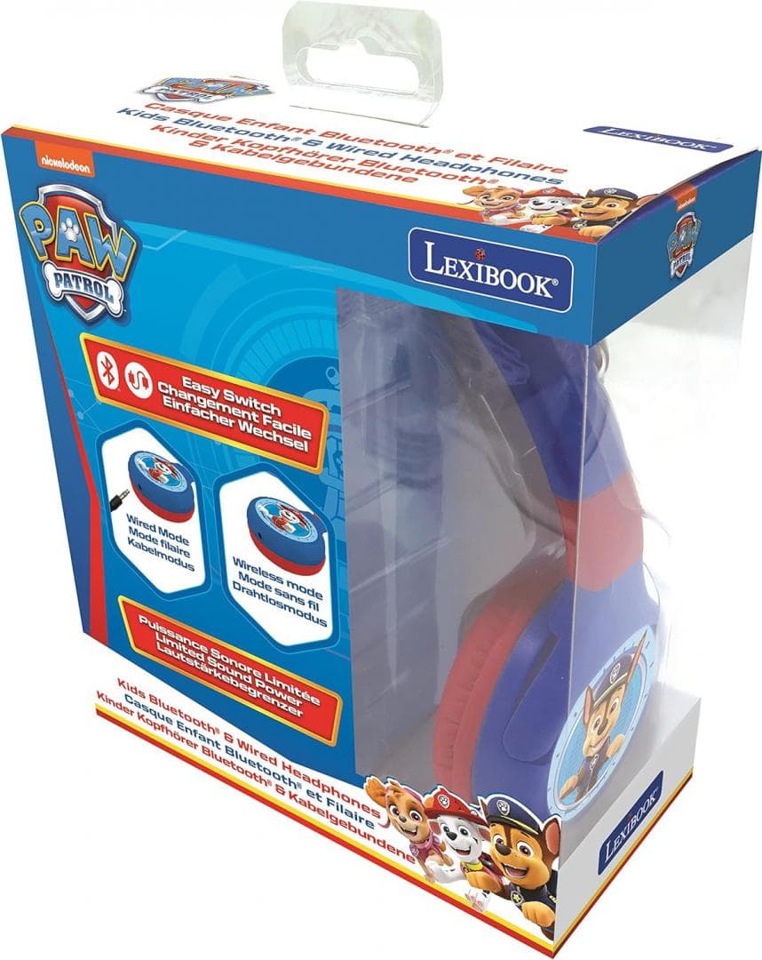 CASTI WIRELESS PLIABILE, PAW PATROL — miniatură