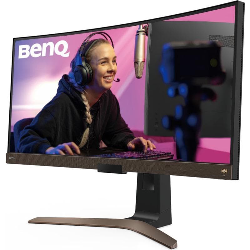 Monitor Consumer BenQ EW3880R, 37.5", 3840 x 1600 pixeli, Black — miniatură