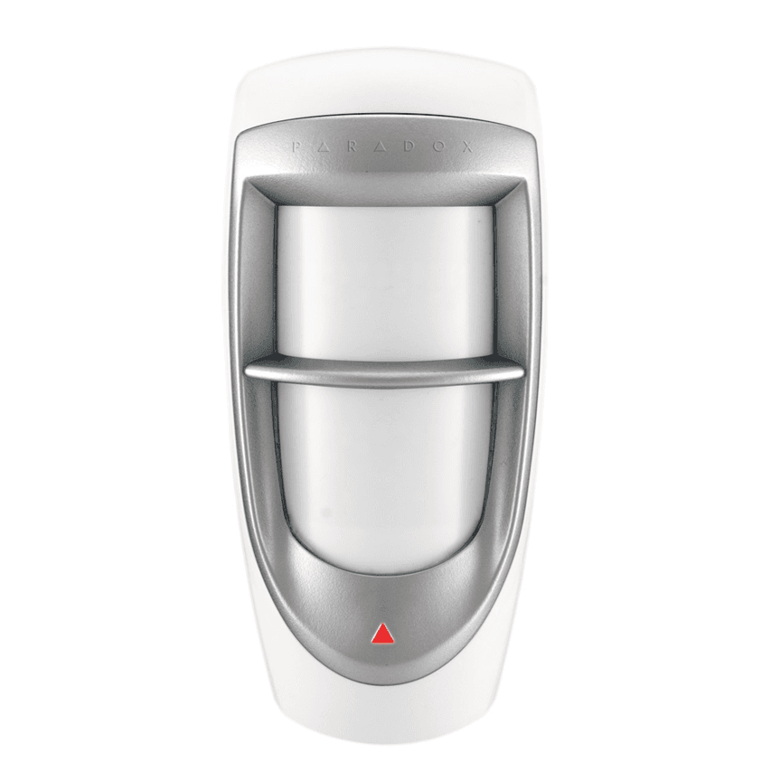 Detector de mișcare PIR dual-optic, de exterior, cu imunitate la animale de companie • imunitate avansată la animale de companie • reglaj al nivelului de sensibilitate și al energiei de detecție • lentile interschimbabile • carcasă rezistentă la șocuri și temperaturi extreme • autonomie a bateriei