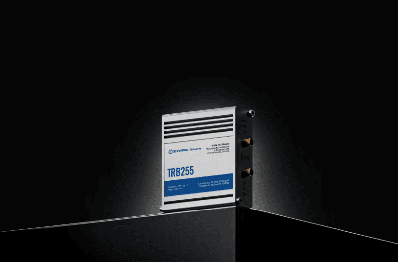 TELTONIKA TRB255 LTE M1/NB-IoT Gateway, GSM, 2 carduri SIM, Conector antenă: 1 X SMA pentru LTE, 1 x SMA pentru GPS, interfata: Ethernet, RS232/RS485, micro USB, 3 Intrări / Ieșiri configurabile. Intrare digitală 0 - 6 V detectată ca logică scăzută, 8 - 30 V detectată ca logică ridicată. Ieșire de