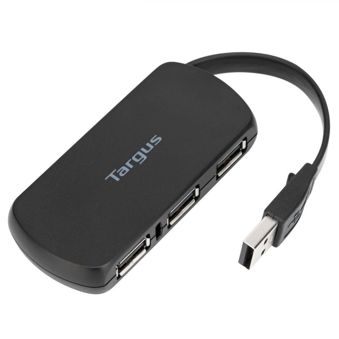 Hub USB Targus ACH114EU, USB-A, 4 porturi, Negru