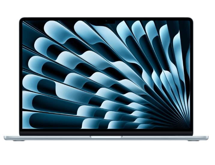 MacBook Air 15.3" Retina/Apple M4 (CPU 10-core, GPU 10-core, Neural Engine16-core)/16GB/256GB - Sky Blue - INT KB (2025)