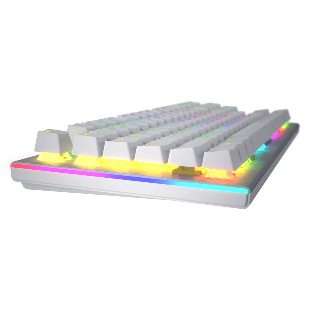 Tastatura Mecanica Gaming HATOR Gravity X TKL, RGB, USB, Alb — miniatură