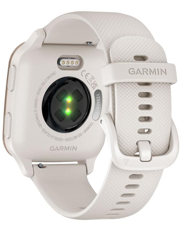 Smartwatch Garmin Venu Sq 2 Music, 40mm, White — miniatură