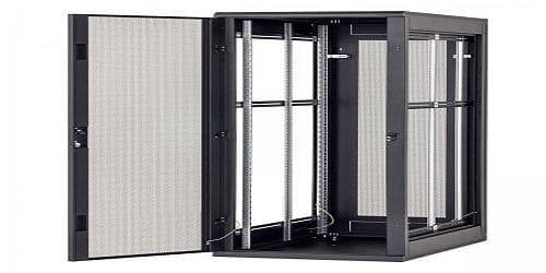 Rack de podea 19 Triton 22U 800x800mm usa perforata 80% panouri laterale/spate detasabile sectiuni pentru ventilatie activa, sectiuniacces cabluri sus/jos/spate IP20 negru