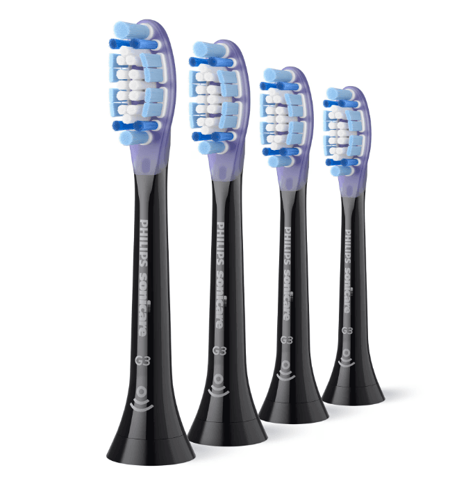 Rezerve PHILIPS Sonicare Gum Care HX9054/88, Pachet de 4 capete de periere, Standard, Click-on, Sincronizarea modurilor BrushSync, Negru, L x A x I (mm) 60x25.7x230.5 — miniatură