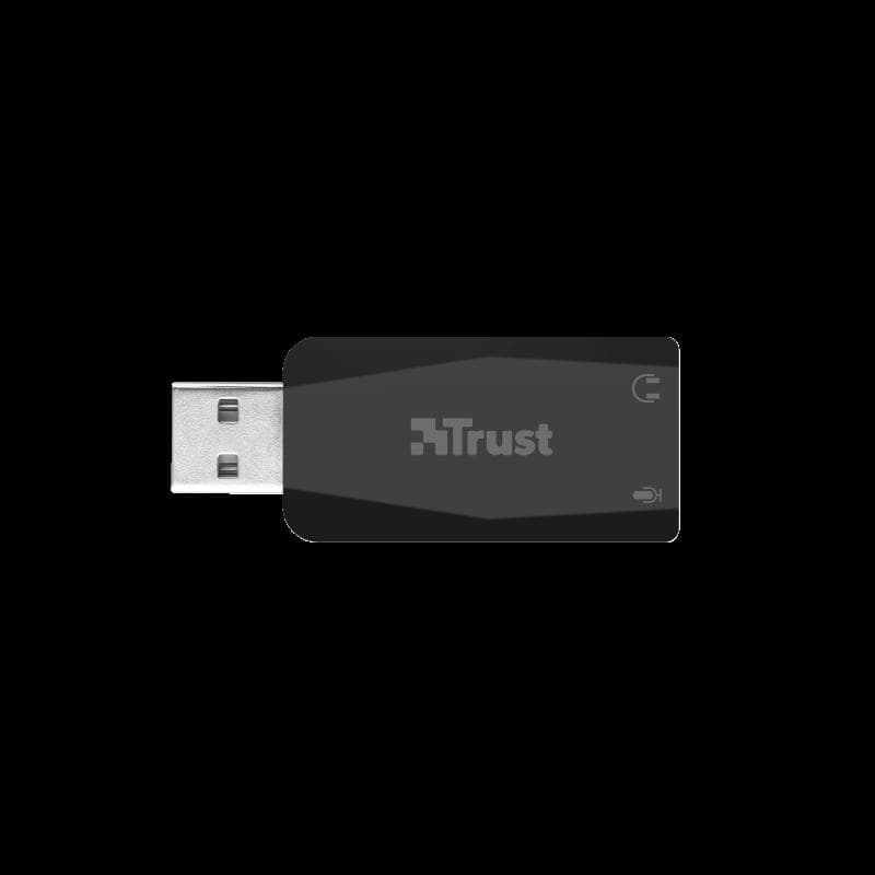 Microfon Trust Mico, tip Condenser, USB/3.5 mm — miniatură