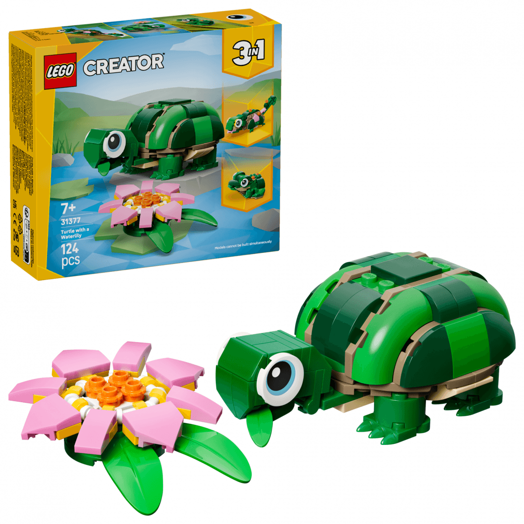 BROASCA-TESTOASA CU O FLOARE DE NUFAR  LEGO31377
