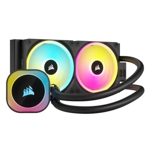 Cooler Procesor CORSAIR H110i, Lichid, 14 cm, 2 ventilatoare, aRGB — miniatură