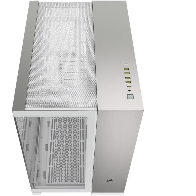 Carcasa CORSAIR 6500X, RGB, Mid Tower, White — miniatură