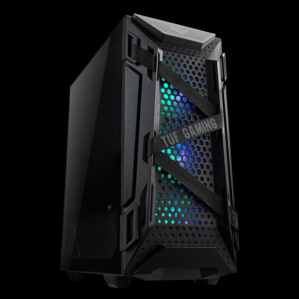 Carcasa ASUS TUF Gaming GT301, RGB, Mid Tower, Black — miniatură