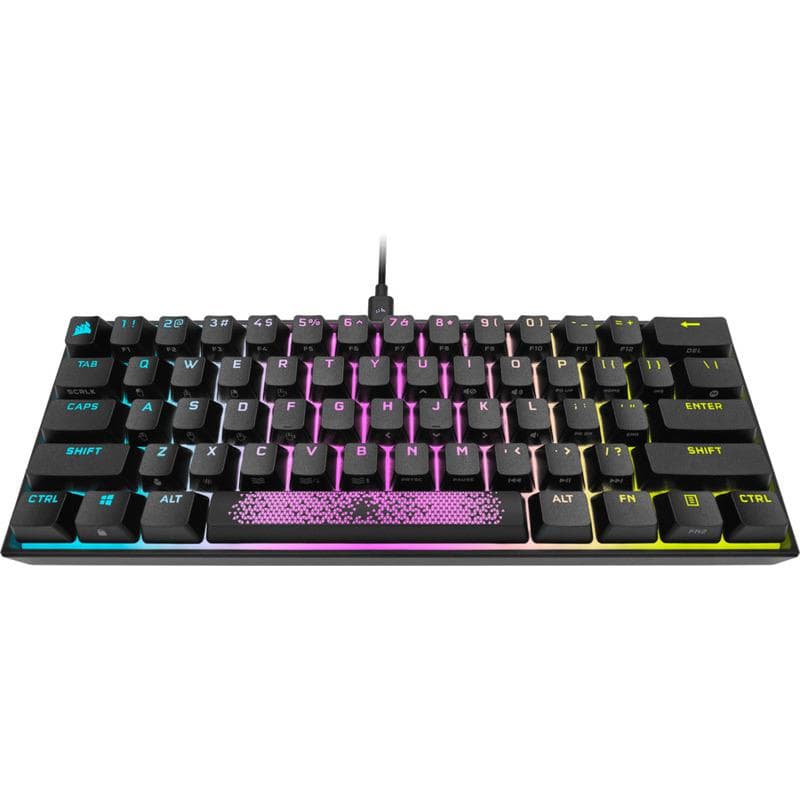 Tastatura Mecanica Gaming CORSAIR K65 RGB MINI, RGB, USB, negru — miniatură