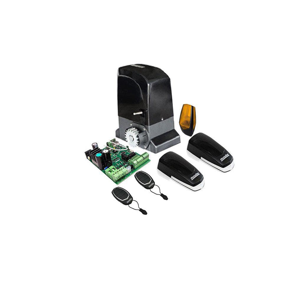 KIT GALO500 SPEED 230 VAC 450N 600 KG Motor brushless GALO500 SPEED: Tehnologie motor: BLDC Tip reductie motor: vIrreversibil Clasa de protectie: IP44 Alimentare: 230 Vac - 50/60 Hz Putere motor: 36 Vdc Alimentare placa de control 21/26 Vac Curent nominal: v10A Curent maxim absorbit: 18A Putere