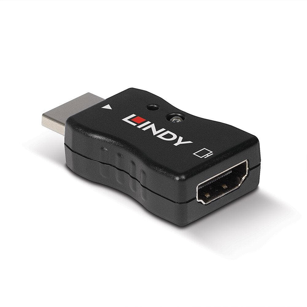 Emulator HDMI Lindy 2.1 EDID, rezolutie maxima 7680x4320@60Hz 4:4:4 10Bit, latime de banda suportata 48Gbps, HDCP 2.3, material ABS, negru — miniatură