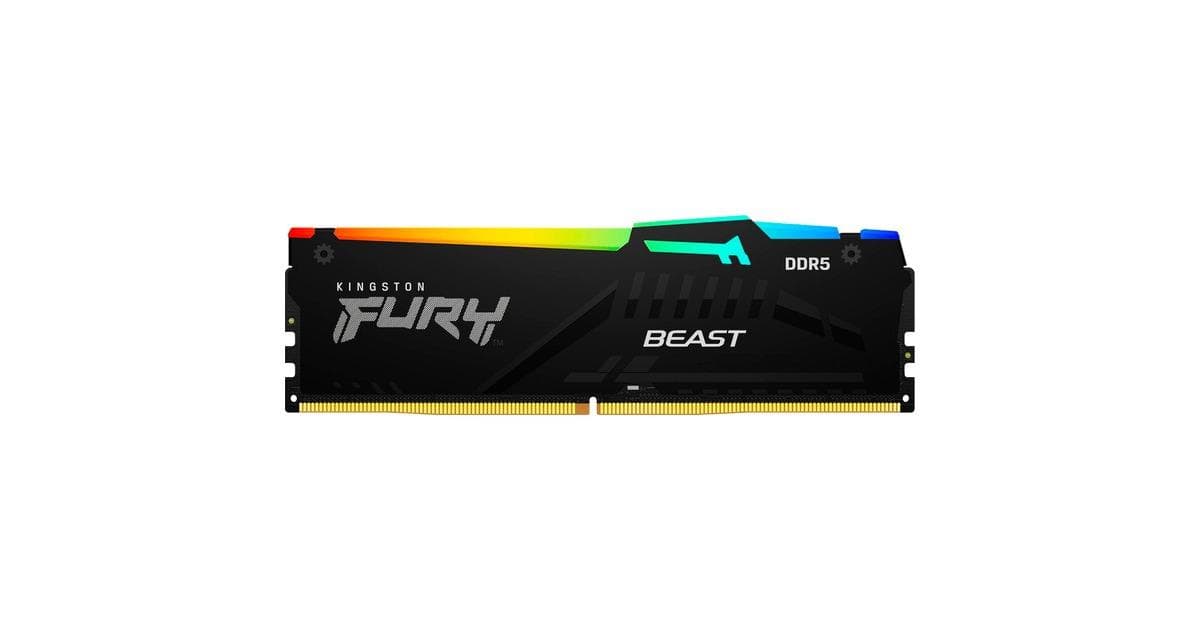Memorie RAM Kingston FURY Beast, 32GB DDR5, 6400MHz, CL32