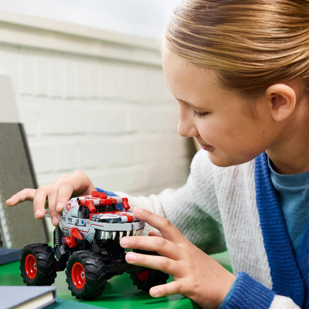 MONSTER JAM THUNDERROARUS PULL-BACK, LEGO 42200 — miniatură