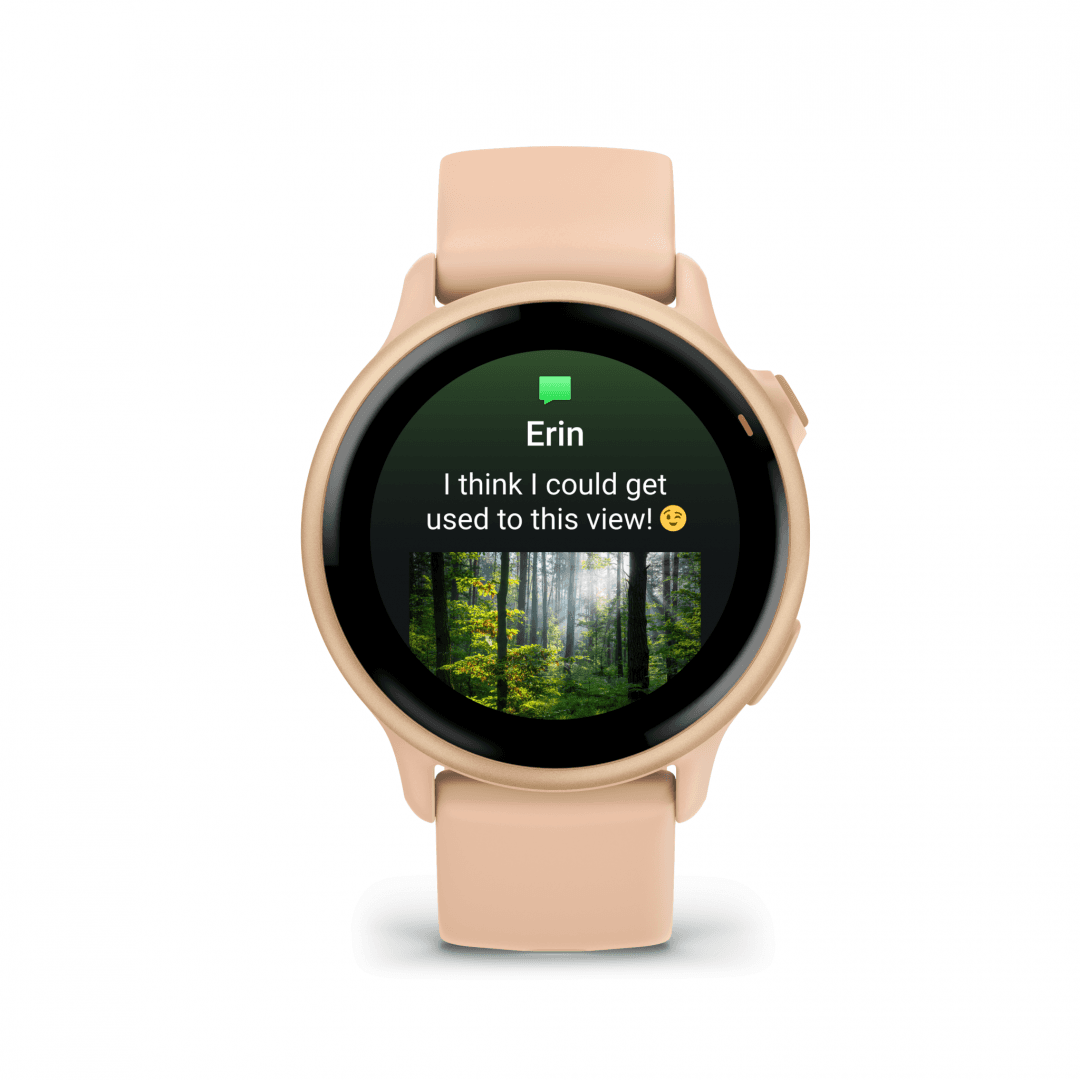 Smartwatch Garmin vivoactive 6, 42mm, Beige — miniatură