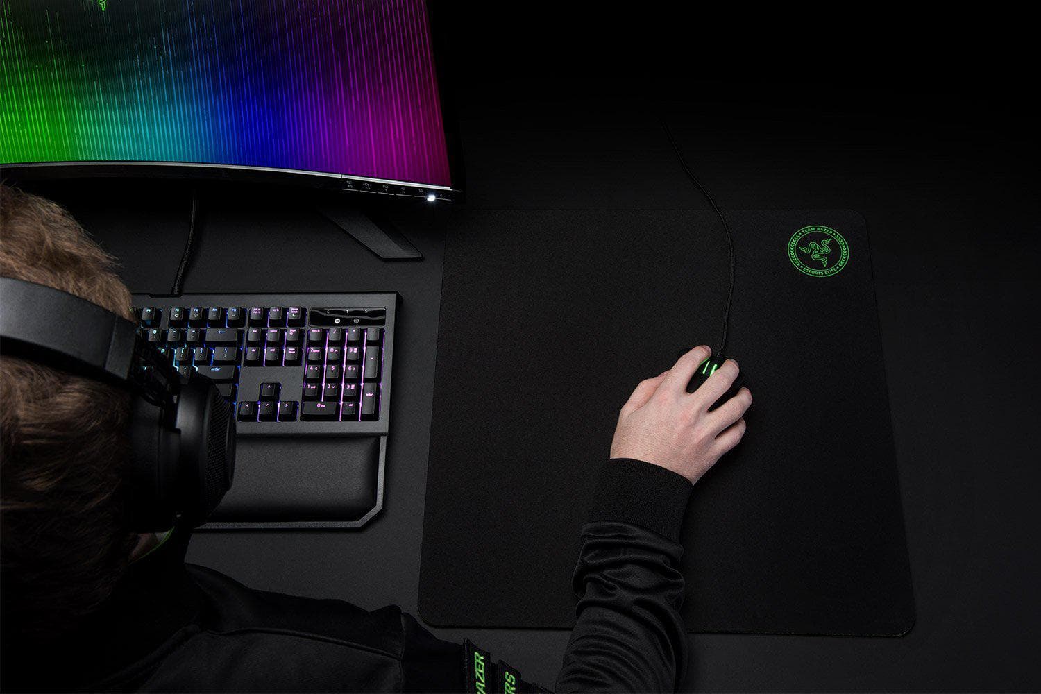 Mouse pad Razer GIGANTUS ELITE SOFT, negru — miniatură