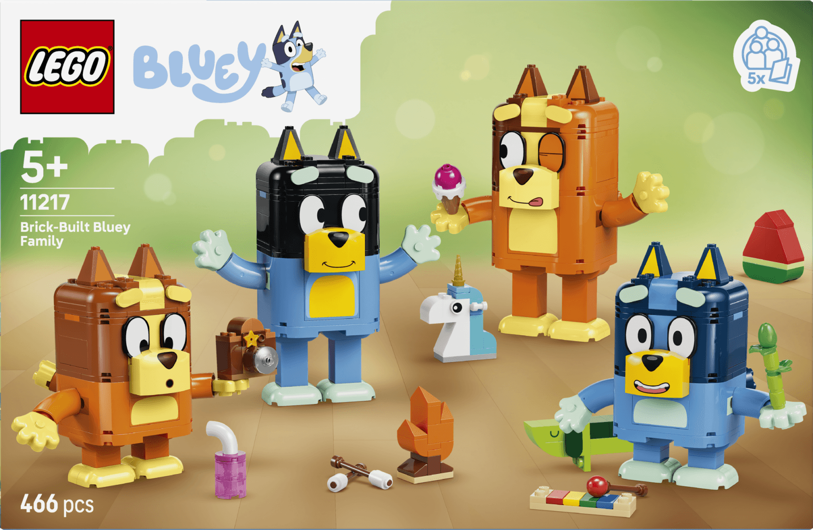 FAMILIA LUI BLUE DIN CARAMIZI LEGO11217 — miniatură