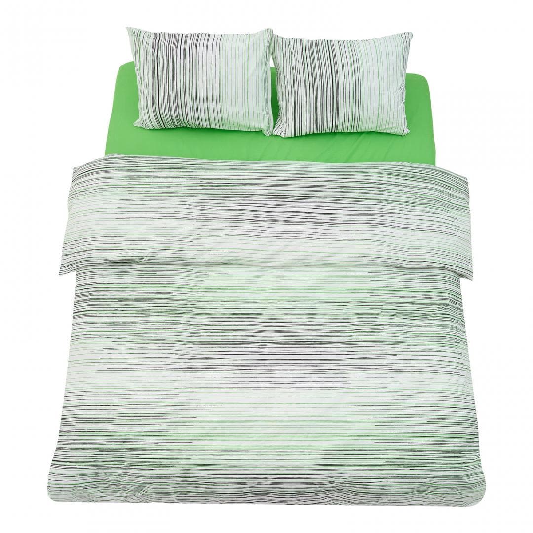 Set de pat,cearceaf cu elastic180x200,Mils