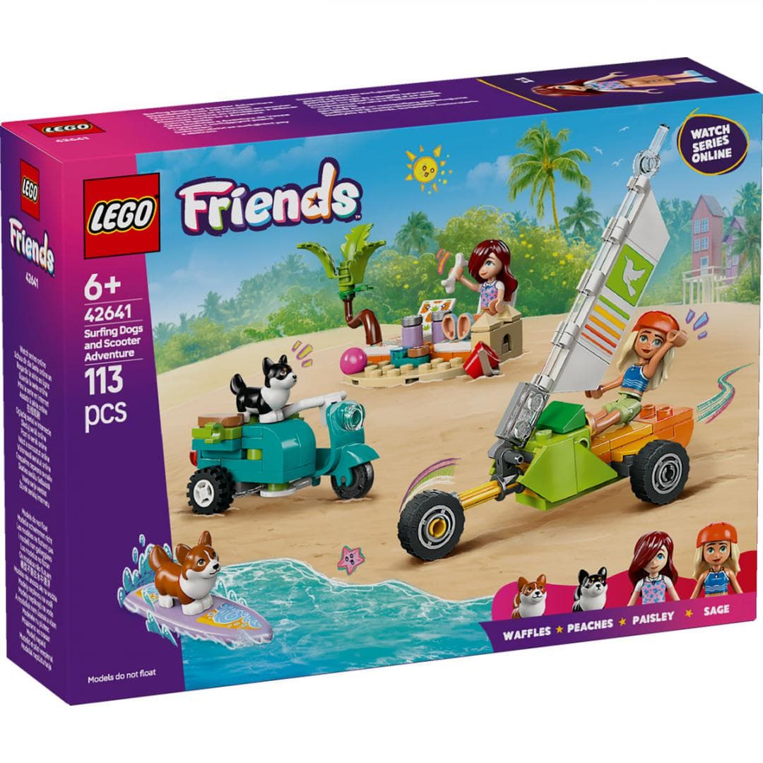 AVENTURI CU CATEI LA SURFING SI PE SCUTER, LEGO42641 — miniatură